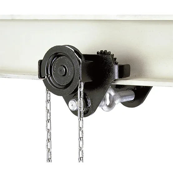 TROLLEY YALE DE ENGRANAJE DE 3T 74 - 220 mm HTG-A 3000 (MANDO 5 X 26)