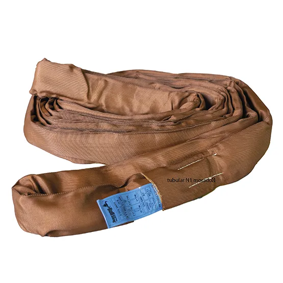 ESLINGATUBULAR MARRÓN N6X8mtsX16800LBS(7.6T) FS 5:1 ASME B30.9 (EEUU) AMERICAN BULL